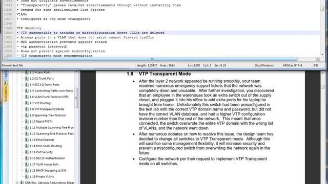 Exam Prep 08 VTP, VTP Transparent Mode смотреть онлайн