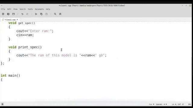 Object Oriented Methodologies | Implementation of Class and Object in C++ смотреть онлайн