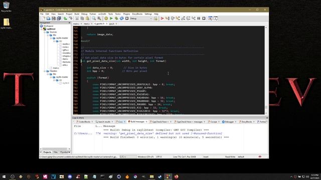 Setting up Raylib 4.5+ library from source code in Codeblocks смотреть онлайн