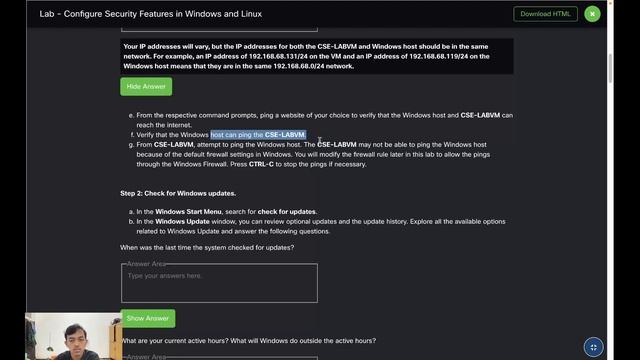 2.7.8 Lab - Configure Security Features in Windows and Linux смотреть онлайн