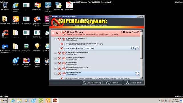 SUPERAntiSpyware: Malware Removal Test смотреть онлайн