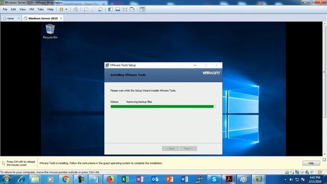 03 VMware tools install in windows Server 2019 VM смотреть онлайн