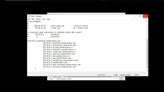 Host File/ How to add lines to the windows host file/ Filmora смотреть онлайн