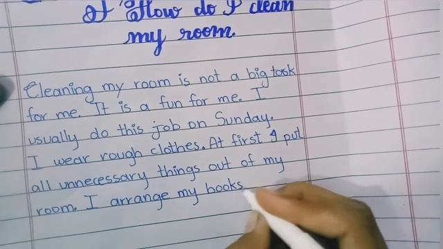 Essay writing in English | How do i clean my room short Paragraph смотреть онлайн