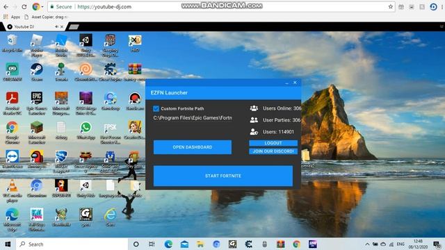 How to install fortnite EZFN.DEV for pc Easy!!!!!!!!!! смотреть онлайн