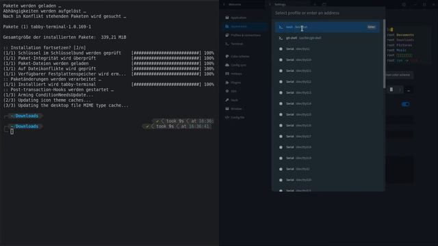 Tabby - Terminal Emulator - Archlinux HowTo смотреть онлайн