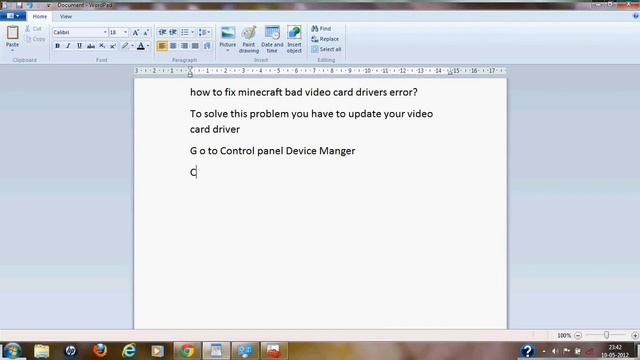 How to fix minecraft bad video card drivers in Windows 7? смотреть онлайн