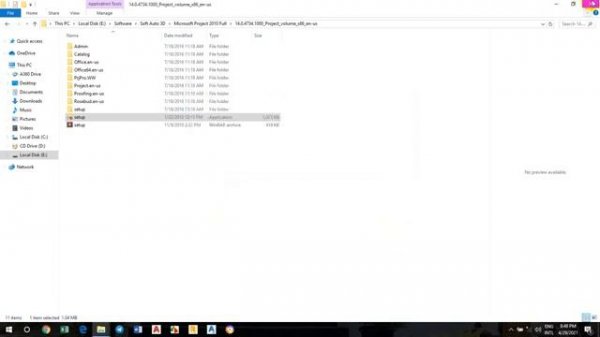 How to install Microsoft Project 2010
