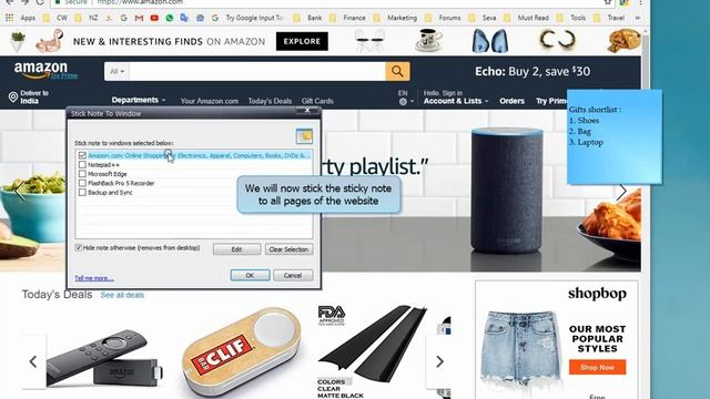 Windows: Attaching sticky notes to websites, documents, apps and folders using Notezilla смотреть онлайн