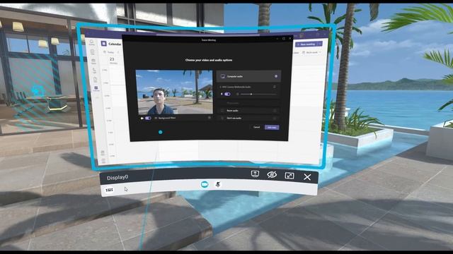 Joining a Microsoft Teams meeting in VIVE Sync смотреть онлайн