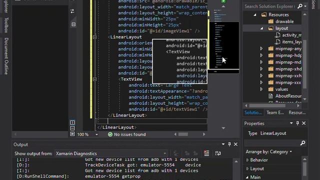 Xamarin Android UI Designer | Visual Studio 2019 смотреть онлайн