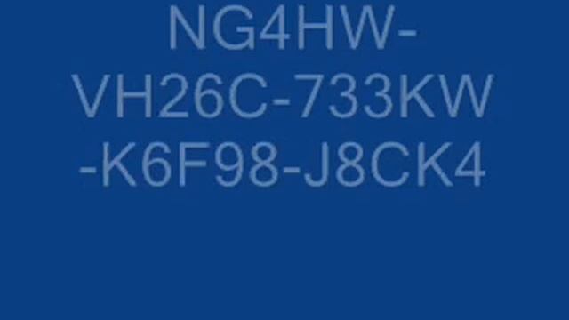 FREE WINDOWS 8 SERIAL KEY FOR ALL VERSIONS смотреть онлайн