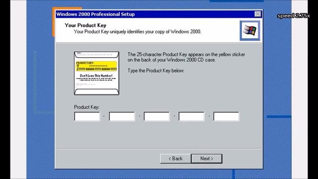 Windows 2000 installation (fast forward version) смотреть онлайн