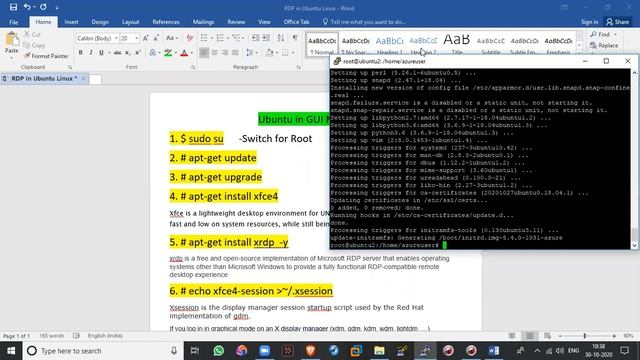 Azure 08 - Azure RDP GUI in Ubuntu смотреть онлайн