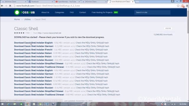 How to get back the Classic Start Menu in Windows 8.1 / Windows 8/Windows 10 смотреть онлайн