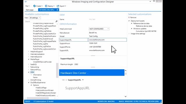 Windows Imaging and Configuration Designer (WICD) walkthrough to create clean install смотреть онлайн