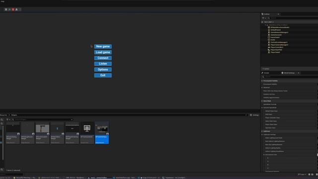 День 28. Дизайним интерфейс, делаем компонент UI на Blueprint.