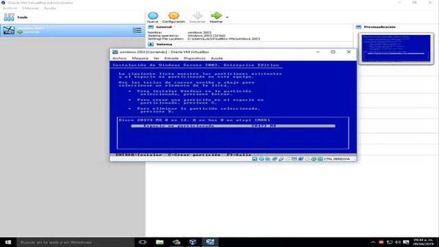 Como Instalar Windows 2003 y VirtualBox смотреть онлайн