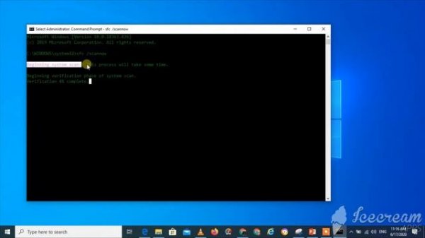 CMD- Fix Windows 10 missing & corrupted, Files Using CMD