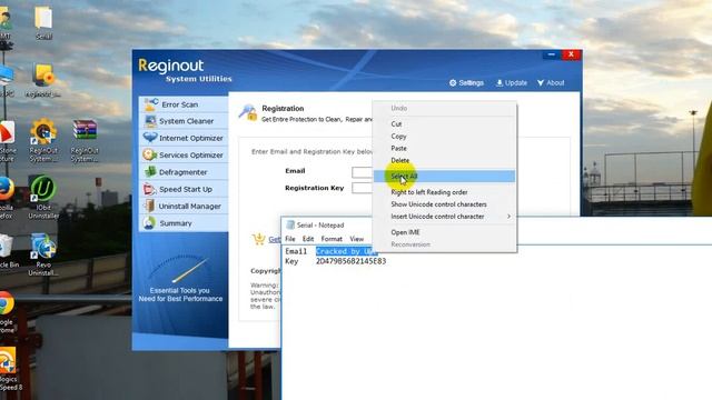 RegInOut System Utilities Full Version Serial смотреть онлайн