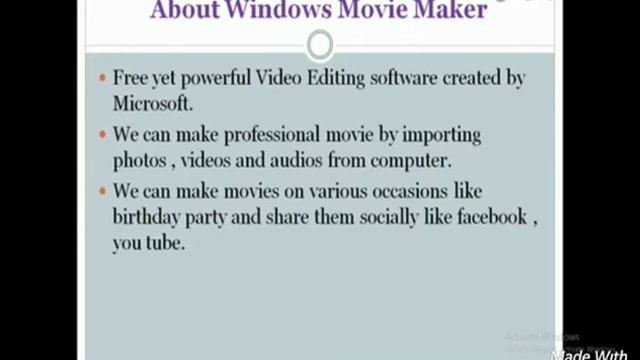 Windows Movie Maker Class 8 смотреть онлайн