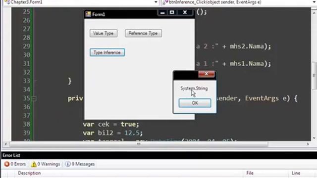 Chapter 3: Tipe Data pada C# смотреть онлайн