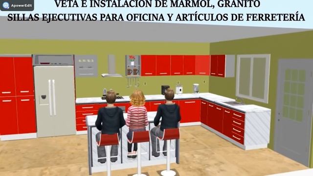DISEÑOS DE COCINA EN 3D смотреть онлайн
