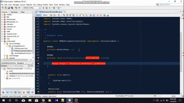 JavaFX Custom Minimize Button on Undecorated Window | NetBeans смотреть онлайн