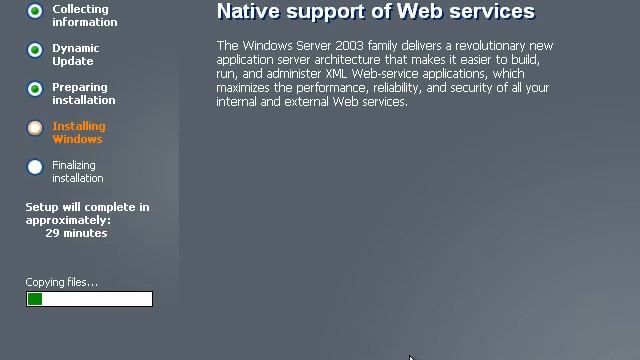 setup Windows Server 2003 Web Edition 2 смотреть онлайн