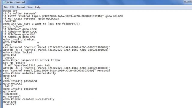 Windows 7 - How to Lock Folders смотреть онлайн