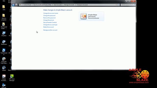 Ample Blaze How to Switch from Administrator to Standard user Account using Windows 7 смотреть онлайн