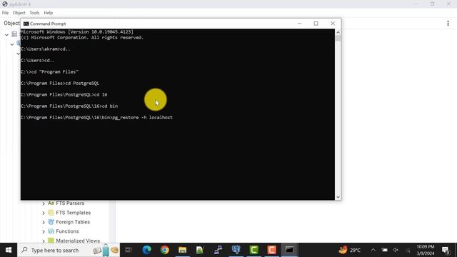 How To Restore PostgreSQL Database Using pg_restore Command In Command Prompt || PostgreSQL Tutoria смотреть онлайн