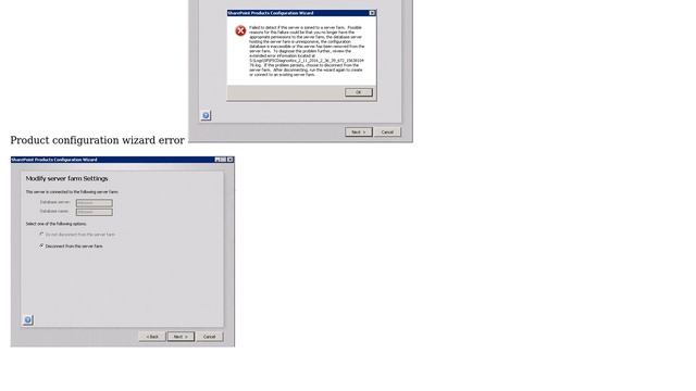 Sharepoint: Product Configuration wizard error смотреть онлайн