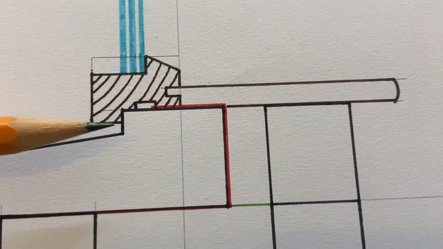 Construction Studies Scale 1:5 Section through the cill detail of a window смотреть онлайн