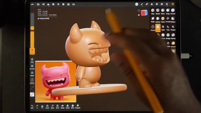 3D Character Design Workshop with Nomad Sculpt - Dave Reed_11 смотреть онлайн