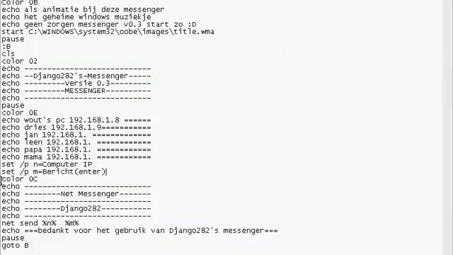 Cmd.exe prompt fun , messenger advanced смотреть онлайн