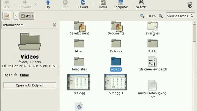 Nautilus 2.22 + Tracker tags integration смотреть онлайн
