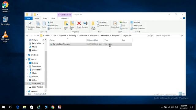 How to add the RECYCLE BIN to the TASKBAR Windows 10 смотреть онлайн