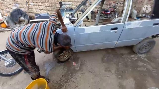 Suzuki Mehran | 2008 to Zero meter | Internal doors & Pillars Refreshed with 2K Paint | Part 5 смотреть онлайн
