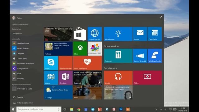Build 10074 Windows 10 Insider Preview смотреть онлайн