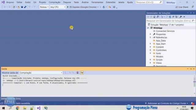 Habilitando o IIS e publicando aplicação ASP.Net MVC. Visual Studio смотреть онлайн