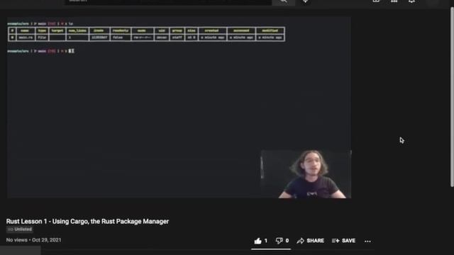 Rust Lesson 1 - Using Cargo, the Rust Package Manager смотреть онлайн