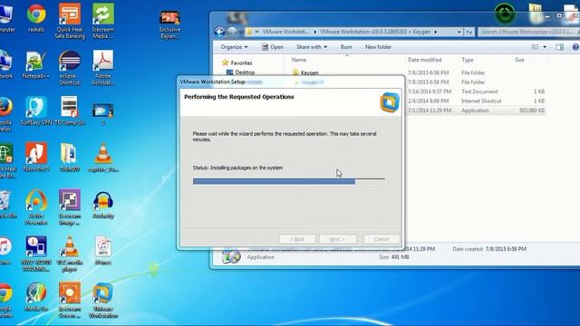 VMWare Workstation 10.0.3 Installation for Windows 7 смотреть онлайн