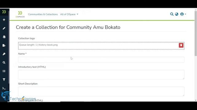 DSpace 7 tutorial - Create collection смотреть онлайн