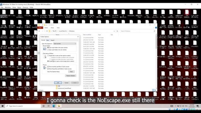 NoEscape.exe VS Windows Security 2021 смотреть онлайн