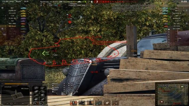 M5 Stuart Worlds of Tanks смотреть онлайн