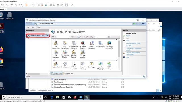 CEHv10 10-Enabling & Configuring FTP Server in Windows-10 смотреть онлайн