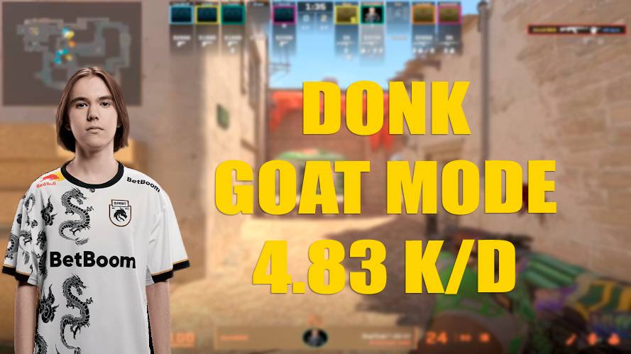 ДОНК ПРОДОЛЖАЕТ УНИЧТОЖАТЬ СОПЕРНИКОВ НА ФЕЙСИТЕ! DONK CONTINUE HIS FACEIT RUN! смотреть онлайн