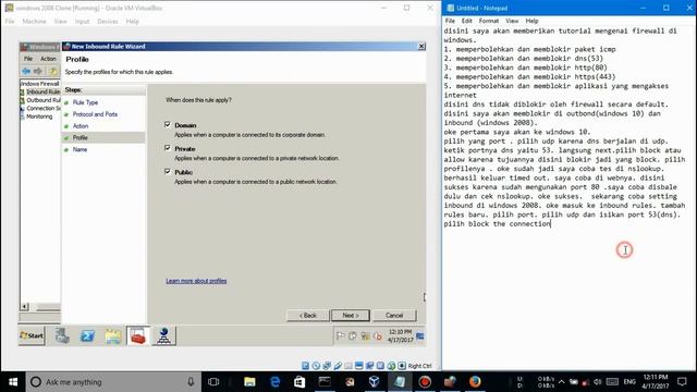 tutorial using windows firewall (inbound & outbound rules) смотреть онлайн