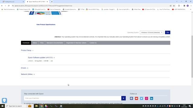 Connecting an Epson WF-2110W to a Computer or Laptop смотреть онлайн